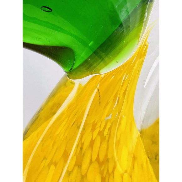 Fifth Avenue Crystal Tropical Toucan Yellow Bird Large  Blown Glass Figurine - Picture 5 of 12